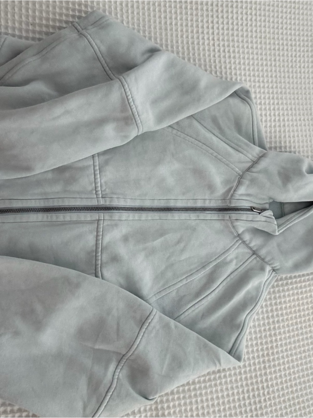 lululemon athletica Light Sage Green Full-Zip Hoodie